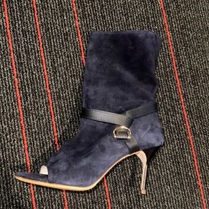 Carolina Herrera boots, open toes, eight size woman